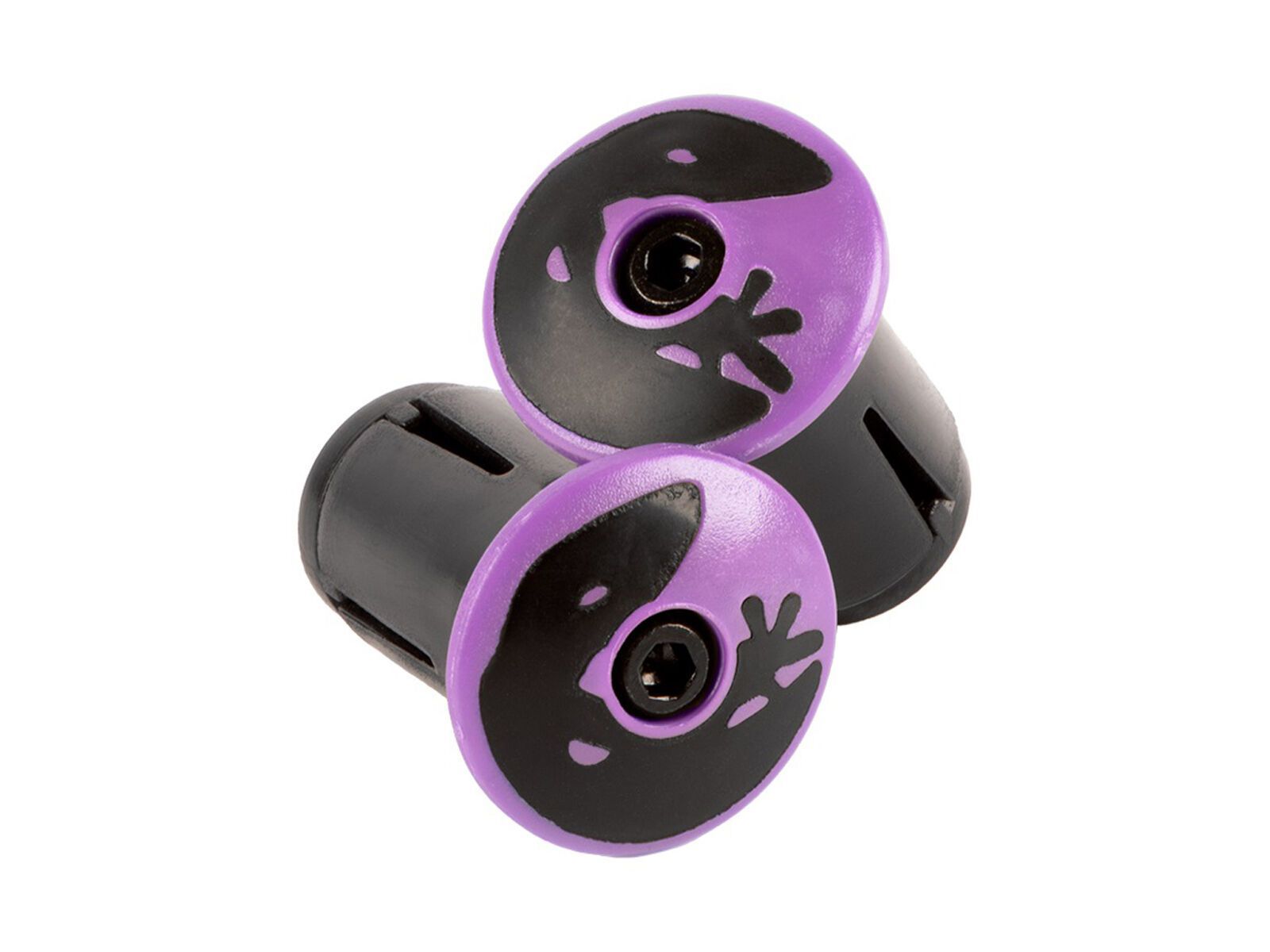 Lizard Skins Road Bar End Plugs, violet purple - Bild 1