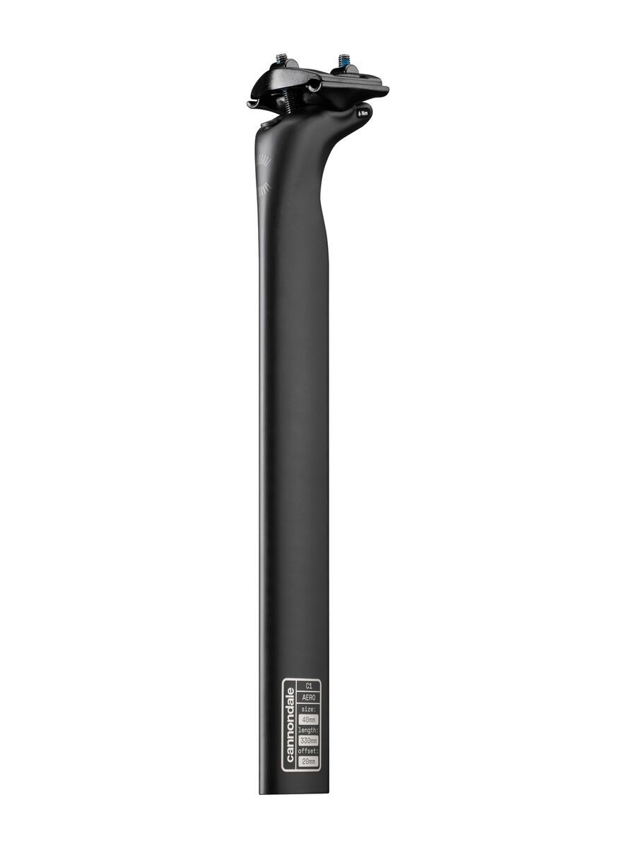 Cannondale SuperSix Evo Carbon Seatpost V4 - 20 / 330 mm, black - Bild 3