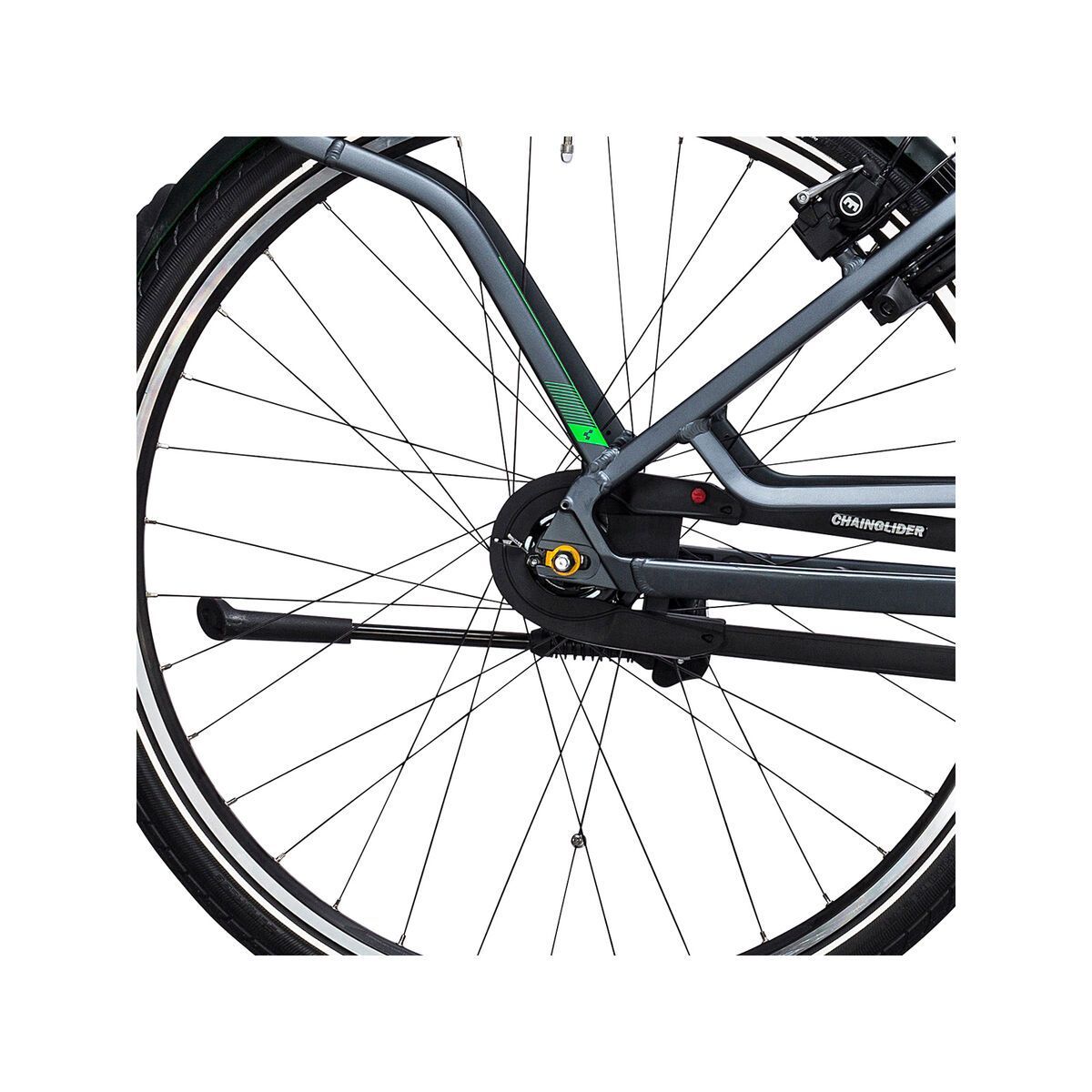 Cube Travel Hybrid Pro RT 400 Easy Entry, grey´n´flashgreen - Bild 4