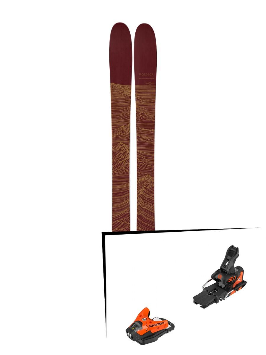 Set: Line Mordecai 2019 + Salomon STH2 WTR 13 orange/black - Bild 1