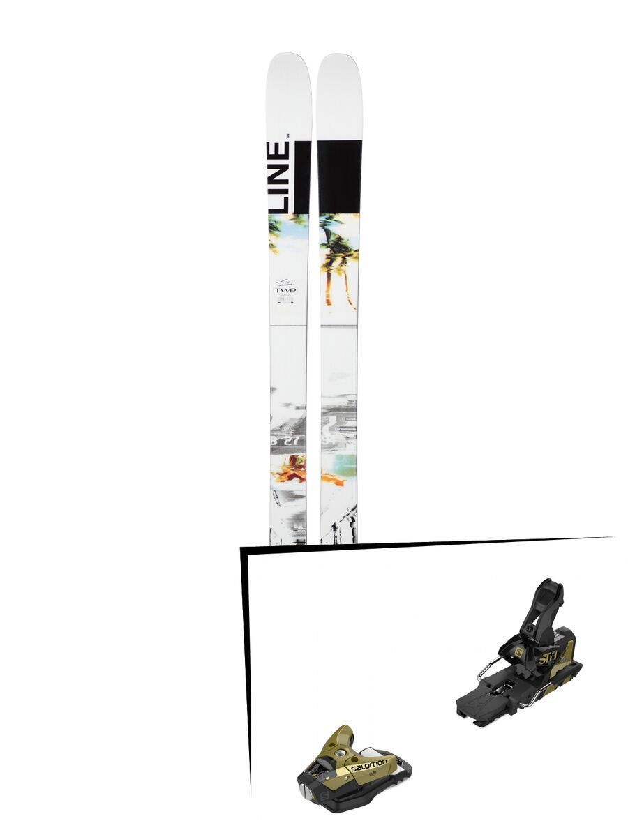 Set: Line Tom Wallisch Pro 2019 + Salomon STH2 WTR 16 gold/black - Bild 1