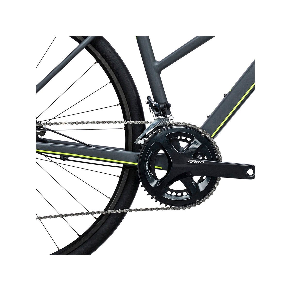 Cube SL Road Pro Trapeze, grey´n´flashyellow - Bild 3