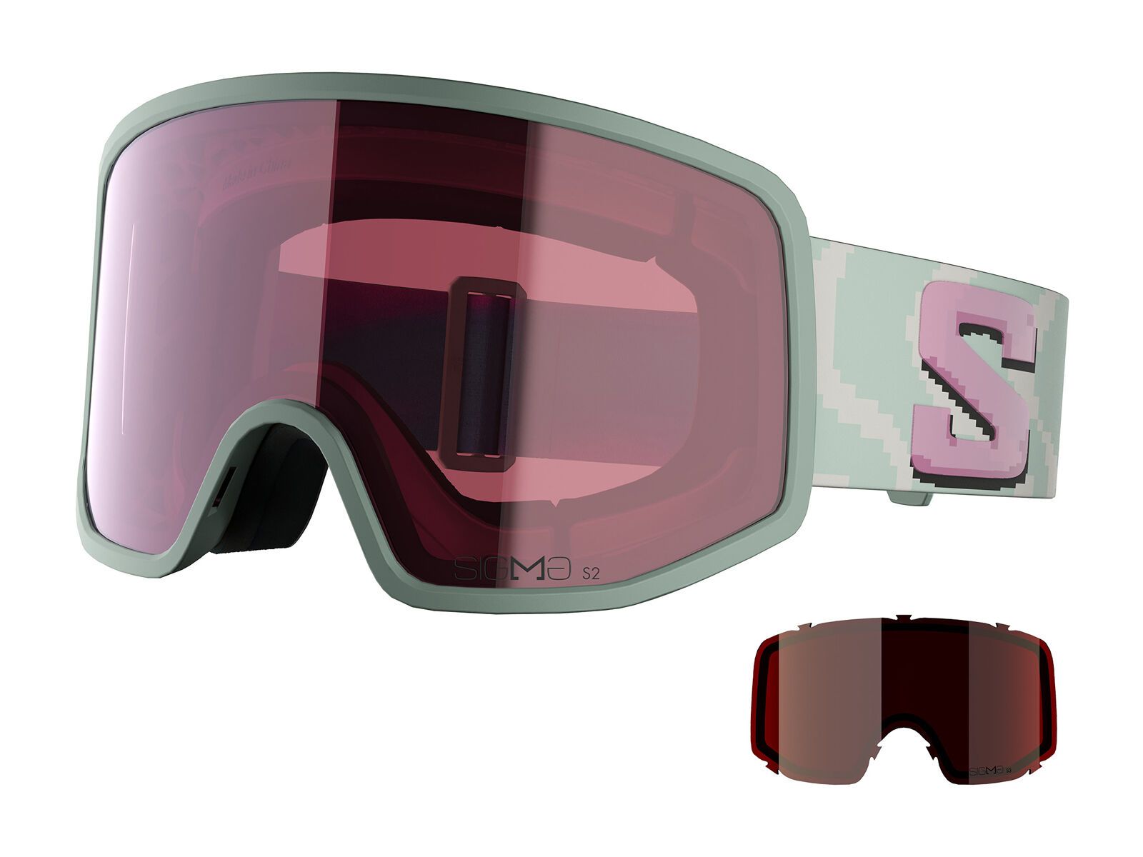 Salomon Sentry Pro S + WS, Sigma Silver Pink / iceberg green - Bild 1