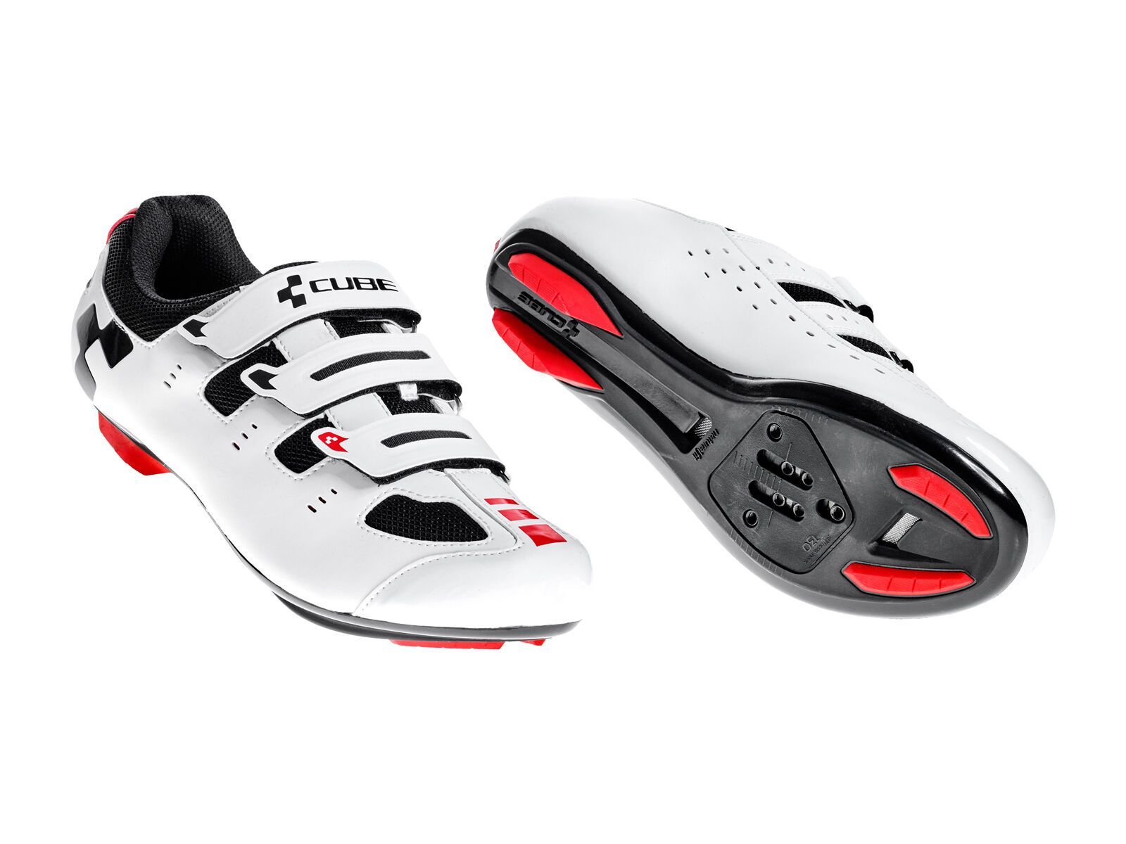 Cube Schuhe Road CMPT, white´n´red - Bild 1