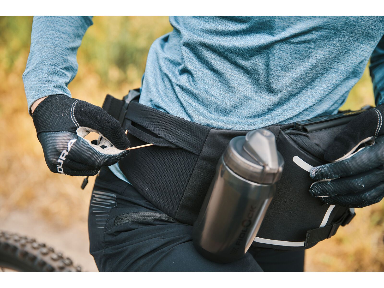 Fidlock Hip Belt Double + Bottle 450, black - Bild 11