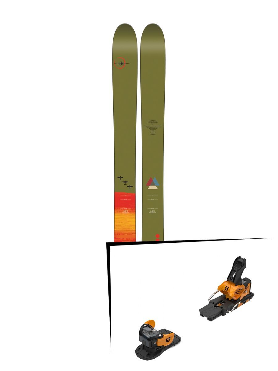 Set: Line Magnum Opus 2018 + Salomon Warden MNC 13 saffron/black - Bild 1
