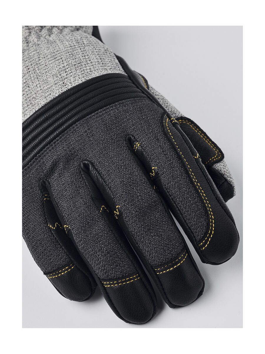 Hestra Couloir 5 Finger, light grey/black - Bild 3