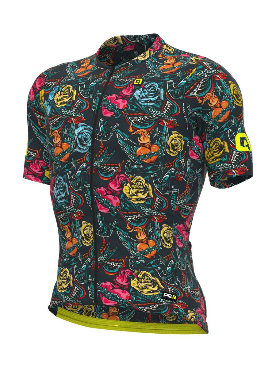 Ale PR-R Tattoo Short Sleeve Jersey, grey - Bild 1