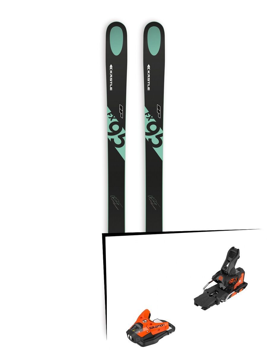 Set: Kästle FX95 HP 2019 + Salomon STH2 WTR 13 orange/black - Bild 1