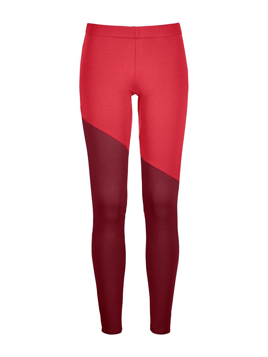 Ortovox Merino Fleece Light Long Pants W, hot coral - Bild 1