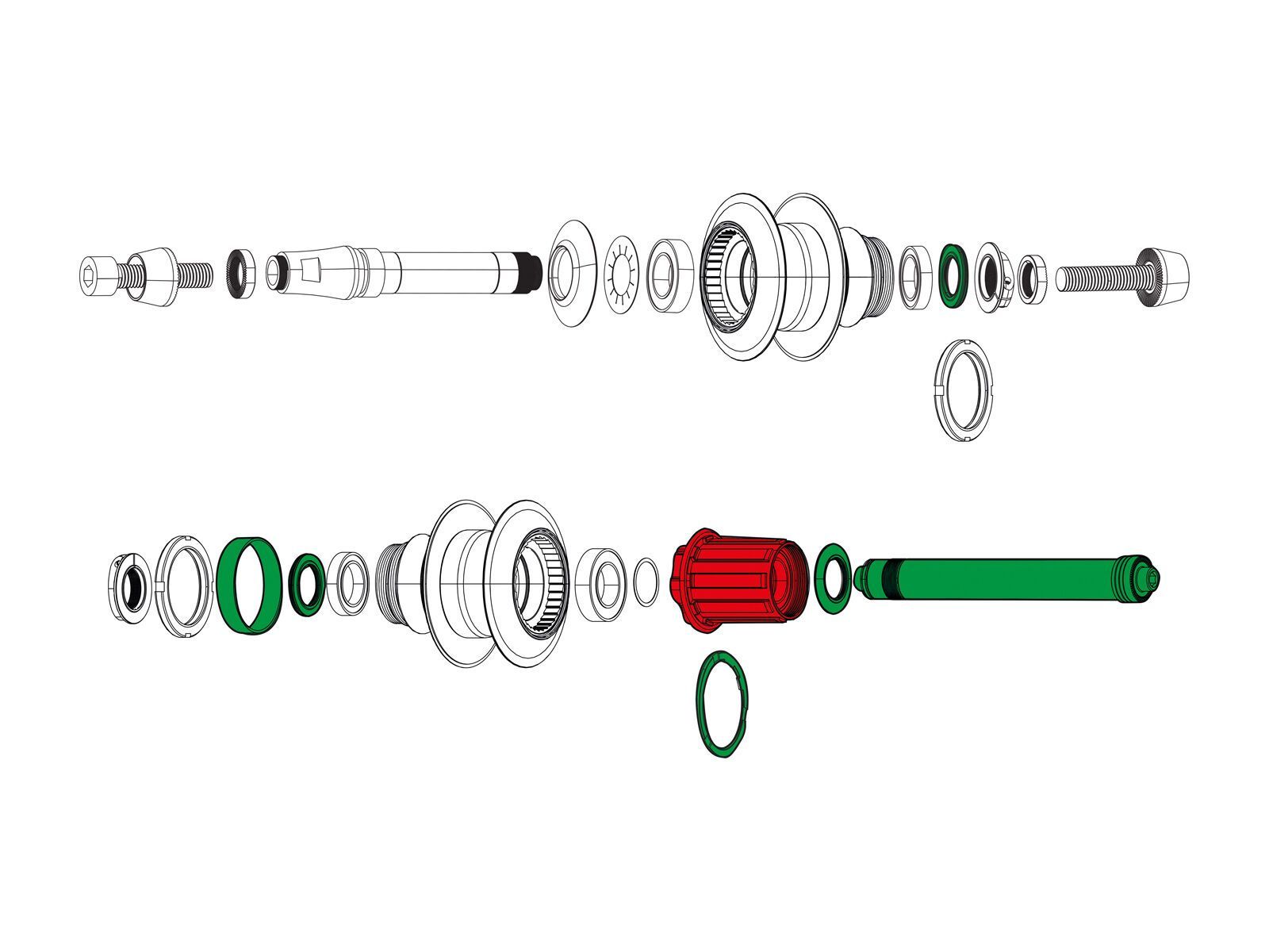 Zipp Conversion Kit Super 9 Disc Track to 11 speed - Bild 2