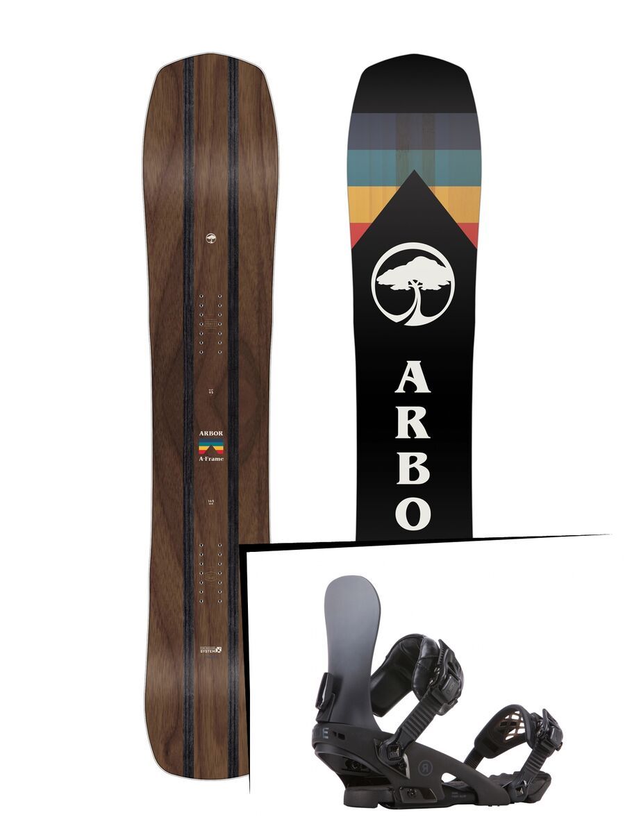 Set: Arbor A-Frame 2019 + Ride Fame black - Bild 1