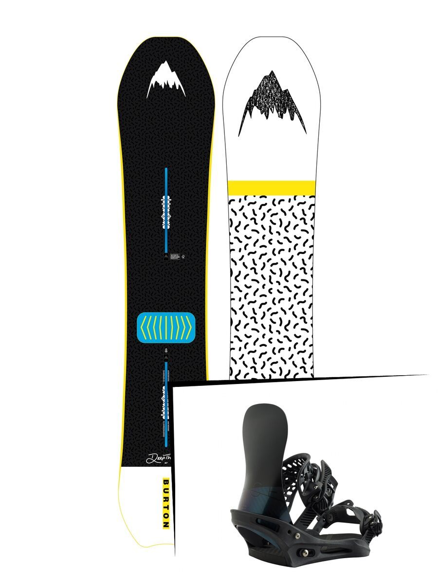 Set: Burton Deep Thinker 2019 +  X-Base (2218308S) - Bild 1