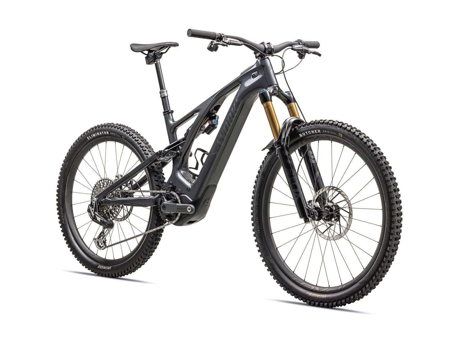 Specialized S-Works Turbo Levo G3 - SRAM XX Eagle Transmission, black liquid metal/black chrome foil - Bild 2