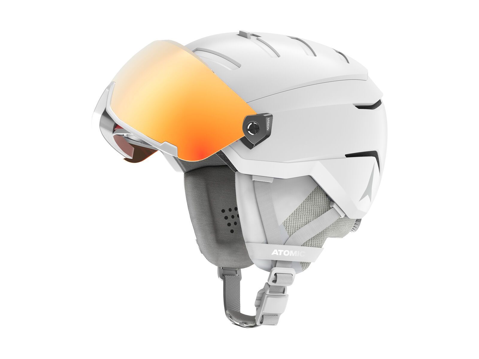 Atomic Savor GT AMID Visor, Red HD / white - Bild 1