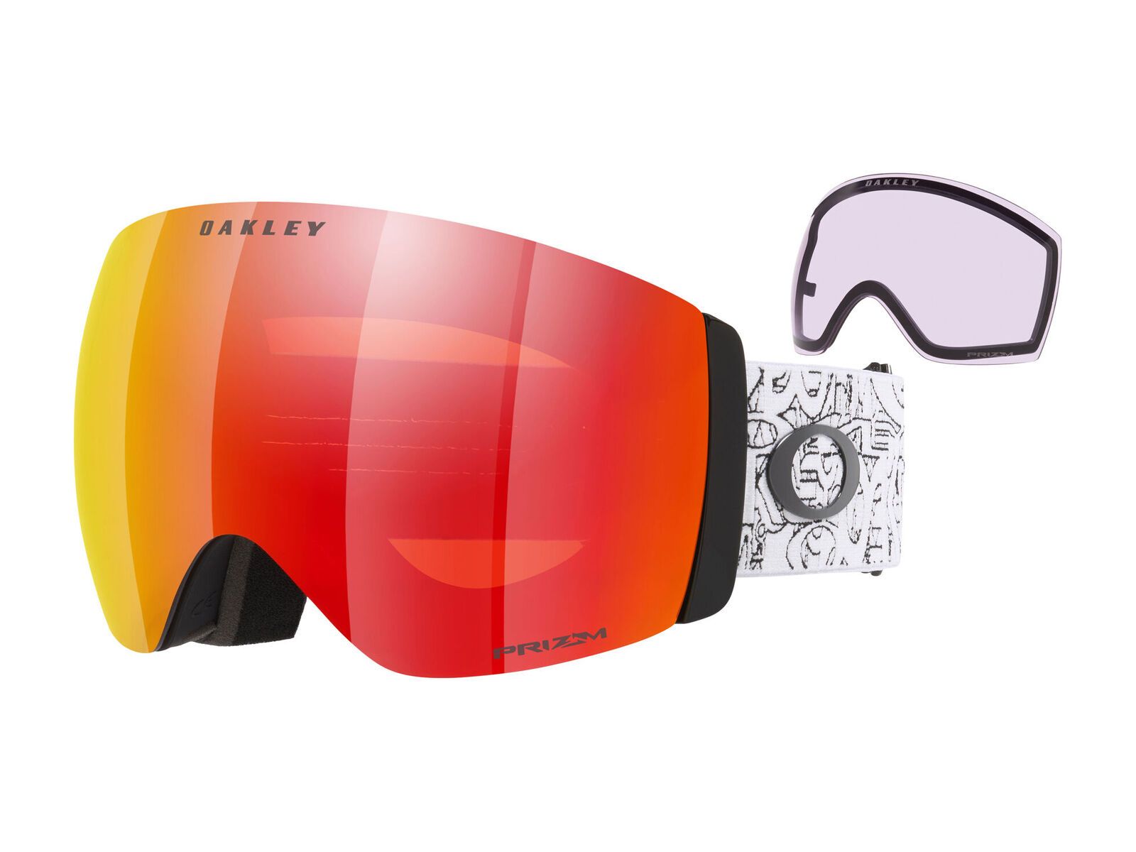 Oakley Flight Deck Pro L, Prizm Snow Torch Iridium & Prizm Snow Clear / ghost - Bild 1
