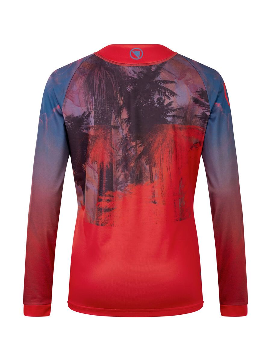 Endura Damen Tropical T-Shirt LTD (Langarm), granatapfel - Bild 2