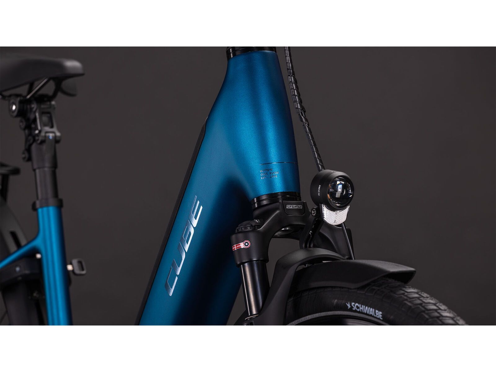 Cube Supreme Hybrid Deluxe Pro 600 Easy Entry 28, electricblue´n´chrome - Bild 7