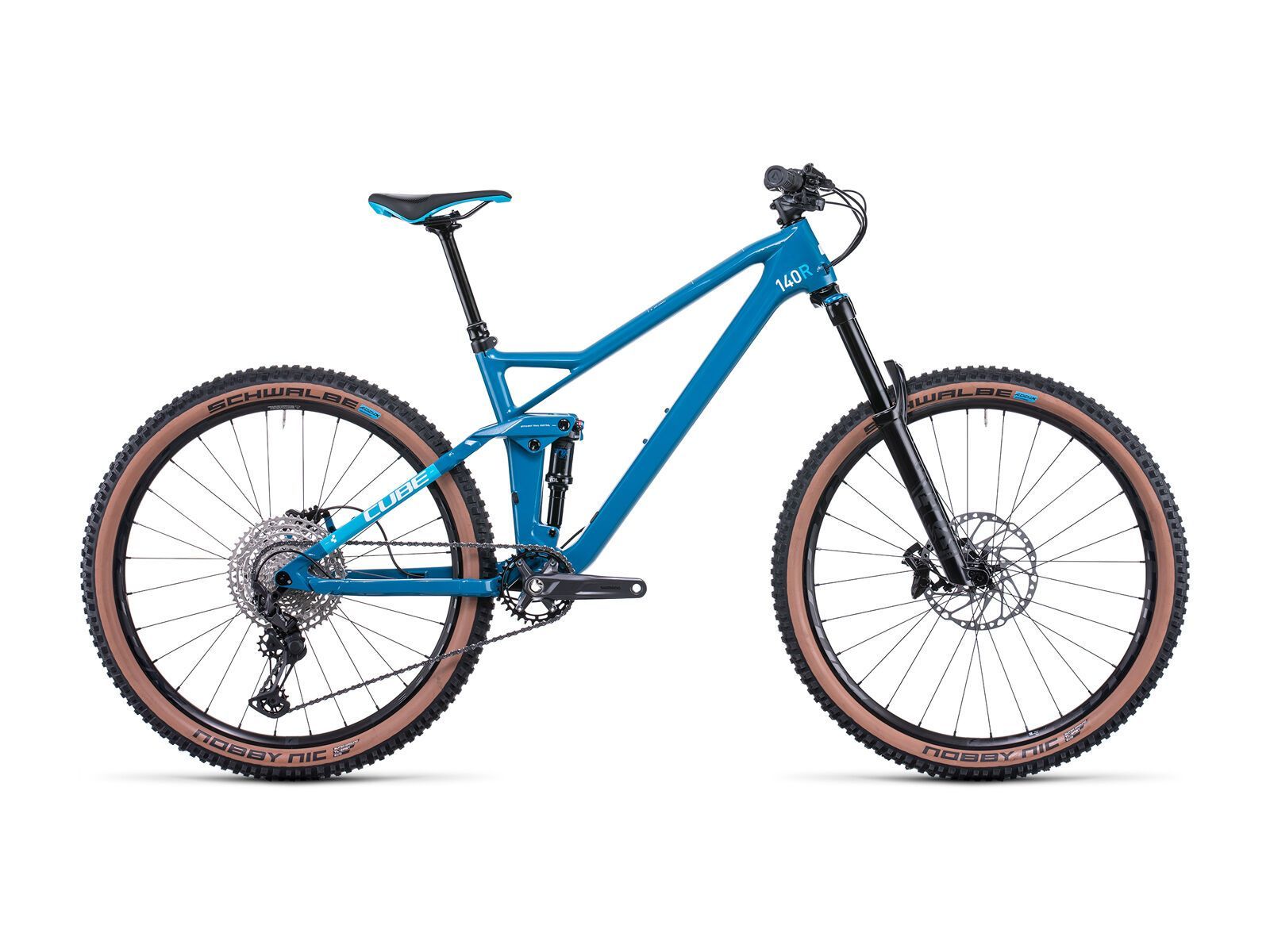 Cube Stereo 140 HPC Race 27.5, deepblue´n´white - Bild 1