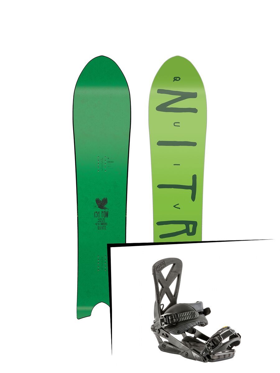 Set: Nitro Quiver Pow 2019 + Nitro Phantom dark night - Bild 1