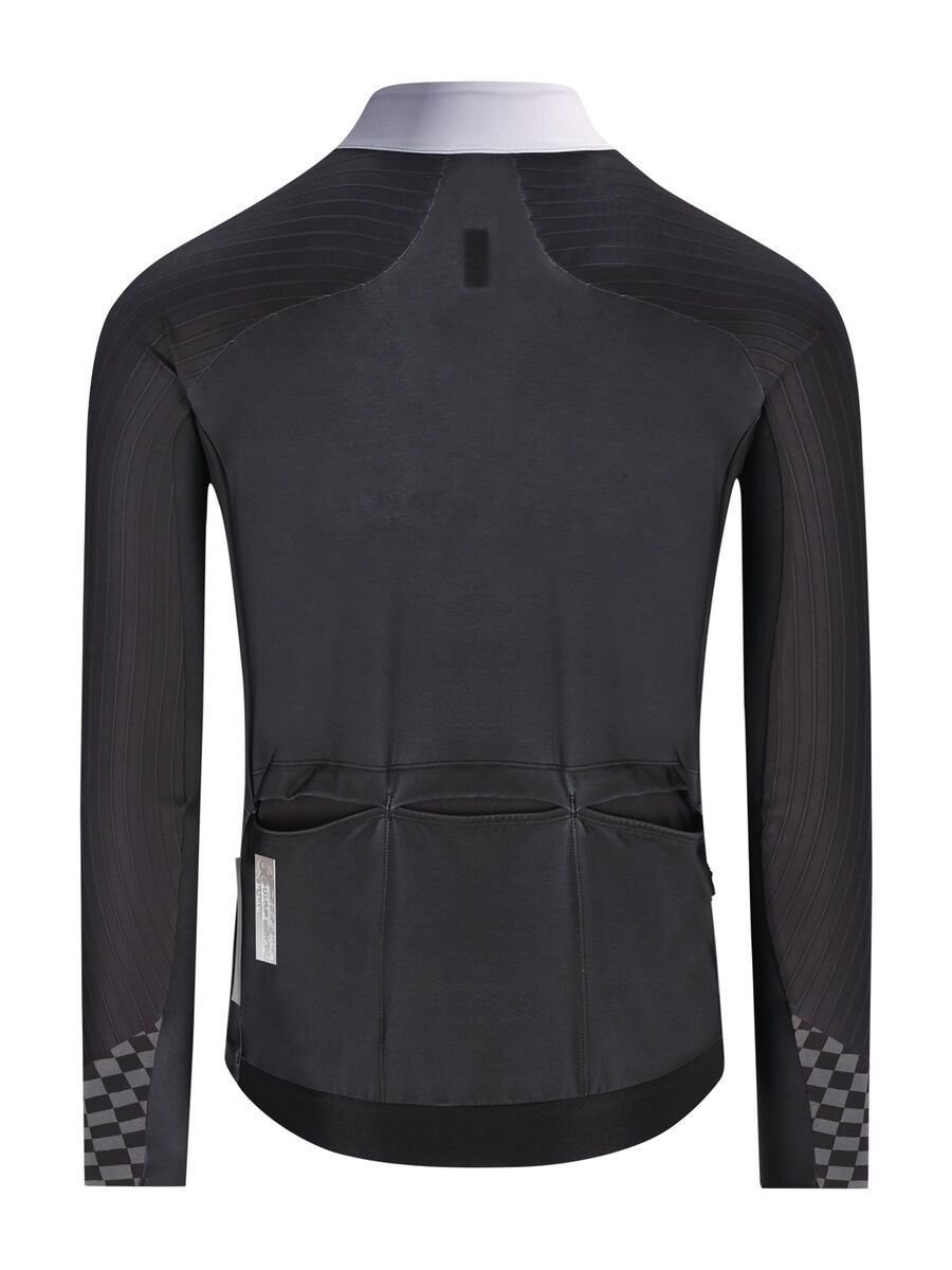 Q36.5 Gregarius Hybrid Collar Fade Long Sleeve Jersey, black - Bild 2