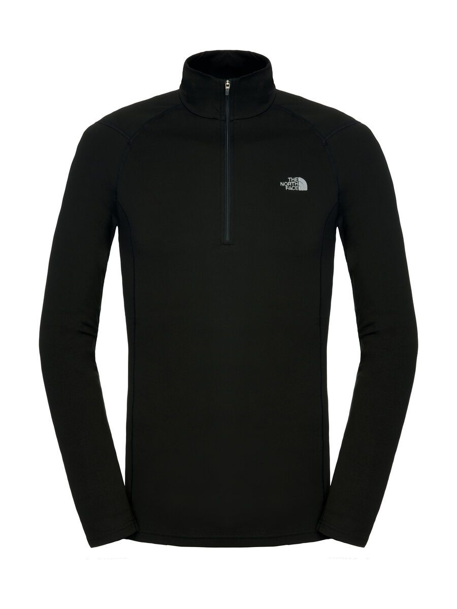 The North Face Mens Warm LS Zip Neck, TNF Black - Bild 1