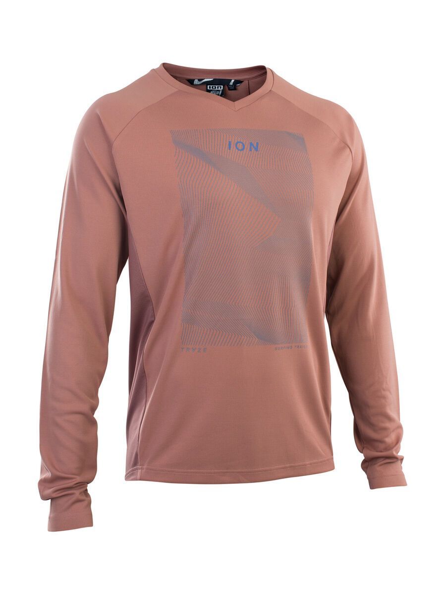 ION Jersey Traze Longsleeve Men, evil-amber - Bild 1
