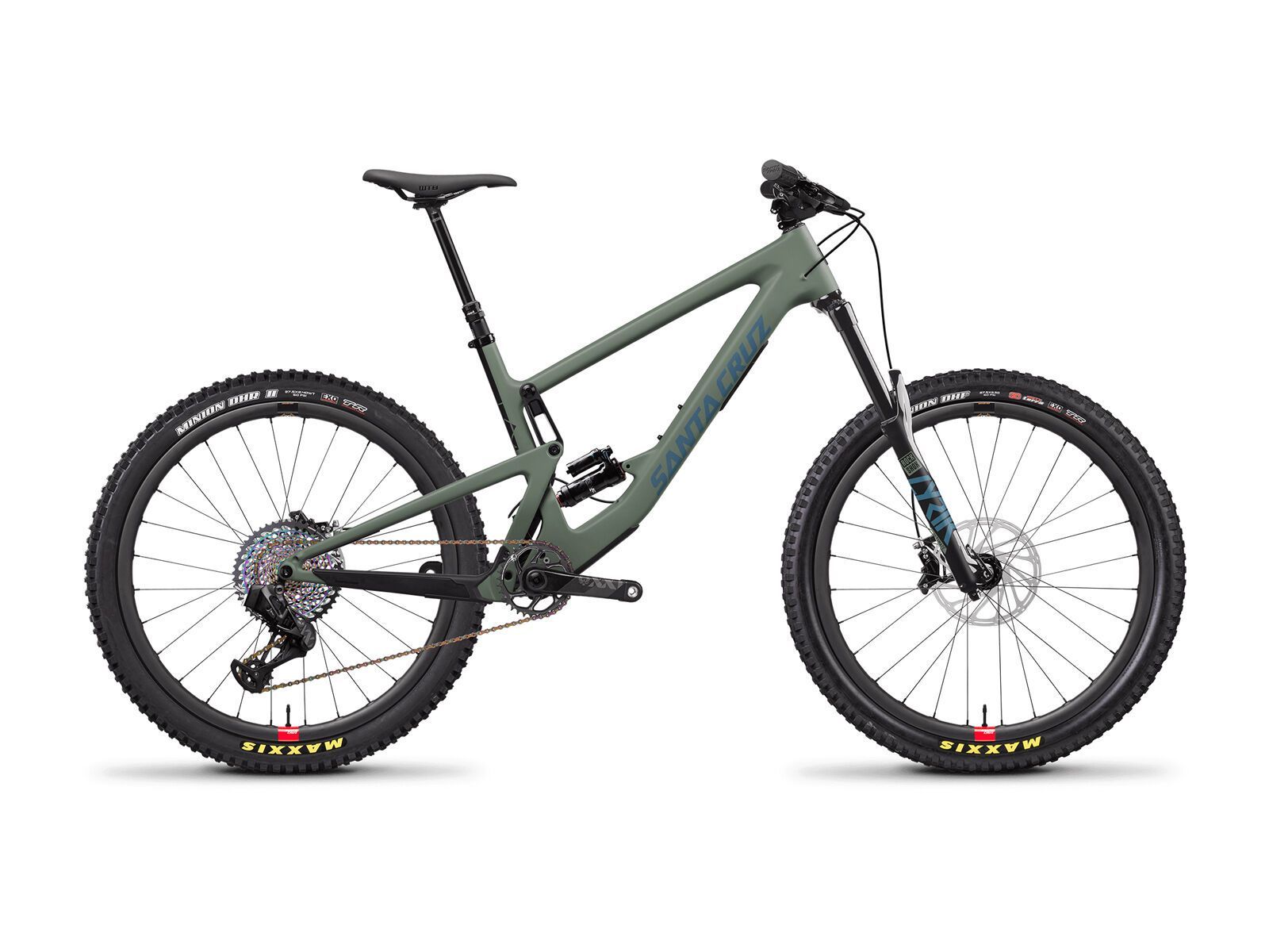 Santa Cruz Bronson CC XX1 Reserve, matte olive and blue - Bild 1