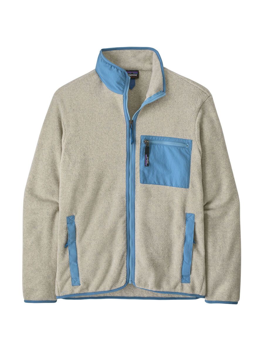 Patagonia Men's Synchilla Jacket, oatmeal heather w/shore blue - Bild 1