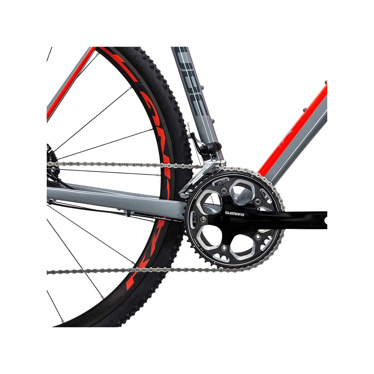 Cube Cross Race Pro, grey´n´flashred - Bild 3