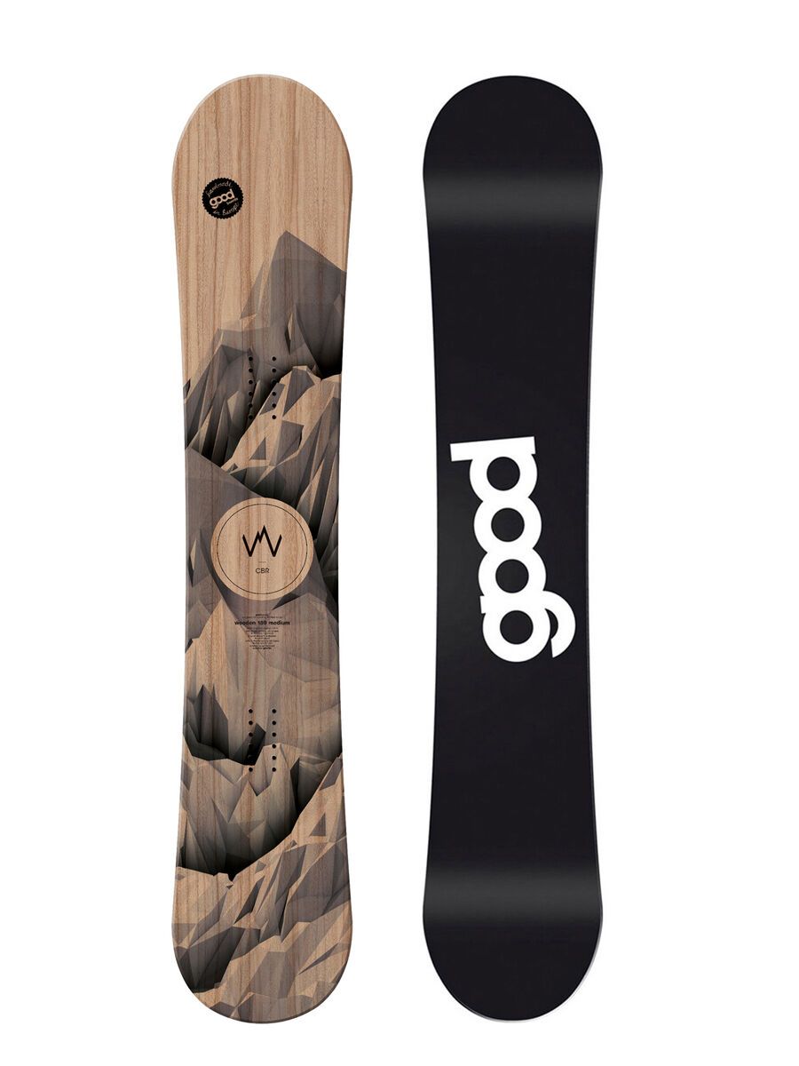 goodboards Wooden Camber, esche schwarz - Bild 1