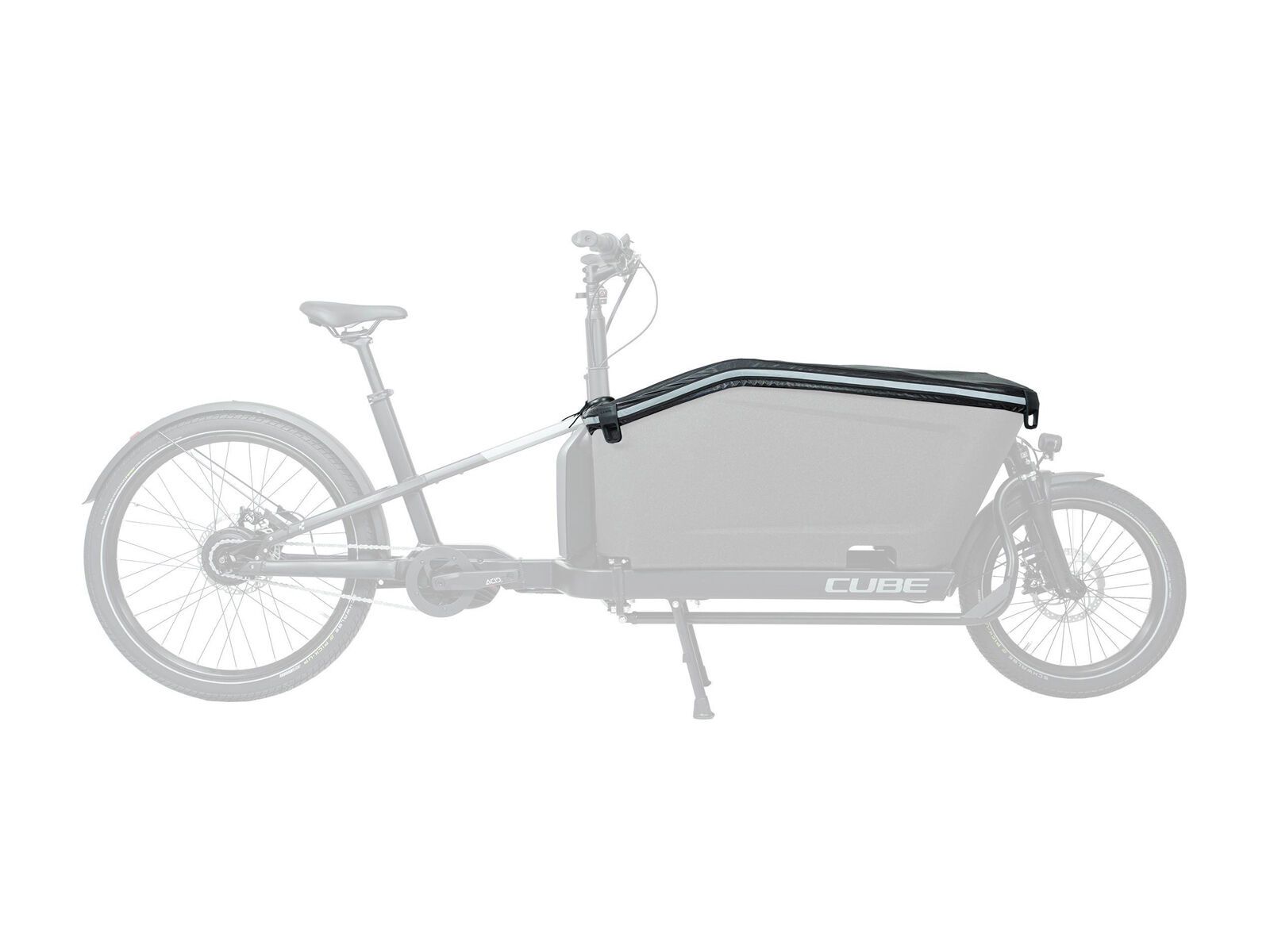 Cube Boxabdeckung für Cargo ohne Sitzbank, black - Bild 2