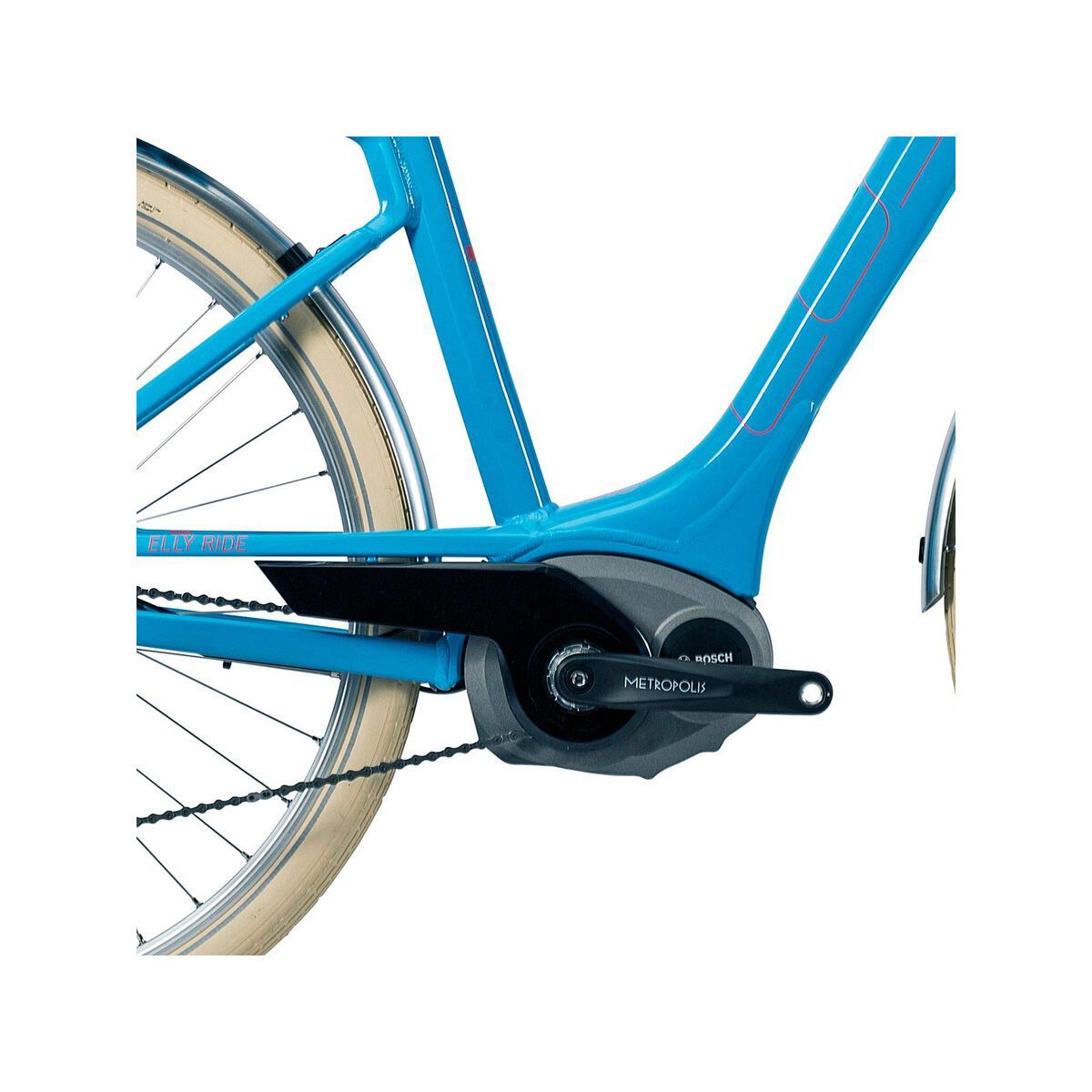 Cube Elly Ride Hybrid 500 Easy Entry, blue´n´flashred - Bild 3