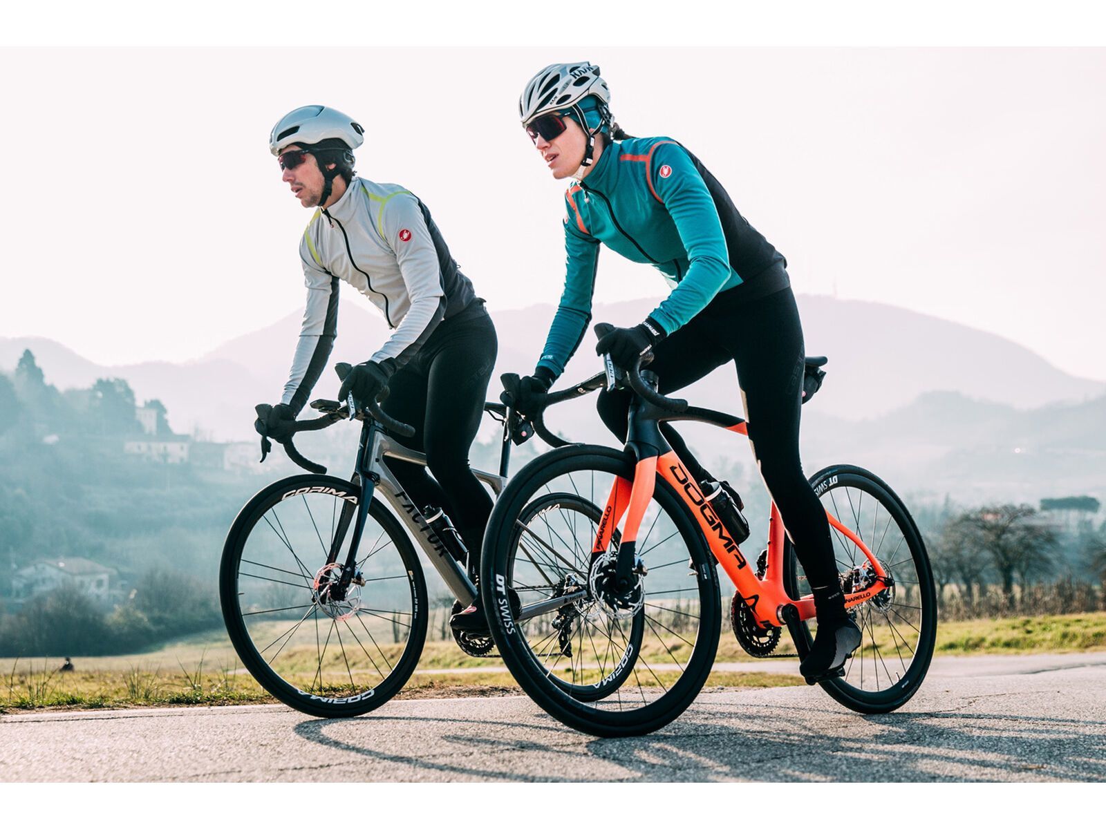 Castelli Alpha RoS 2 W Light Jacket, teal blue/black-fiery red - Bild 11