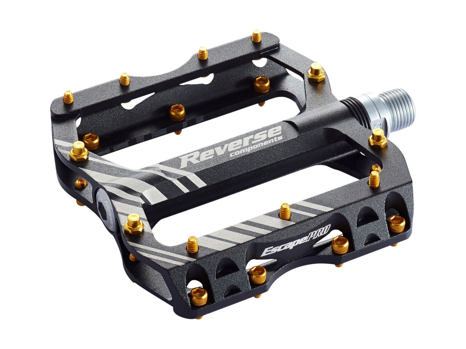 Reverse Escape Pro Pedals, black/gold - Bild 1