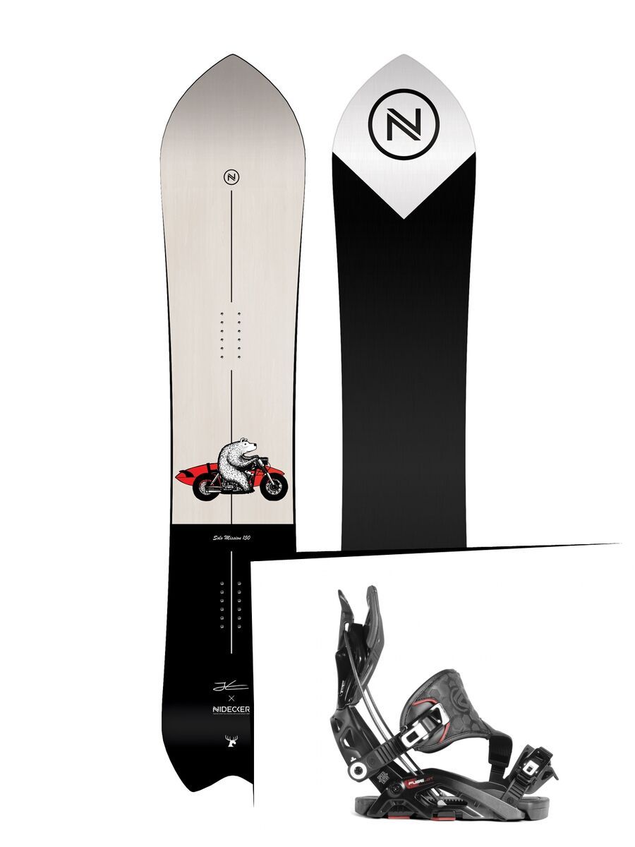 Set: Nidecker Solo Mission 2019 + Flow Fuse-GT (2226533S) - Bild 1