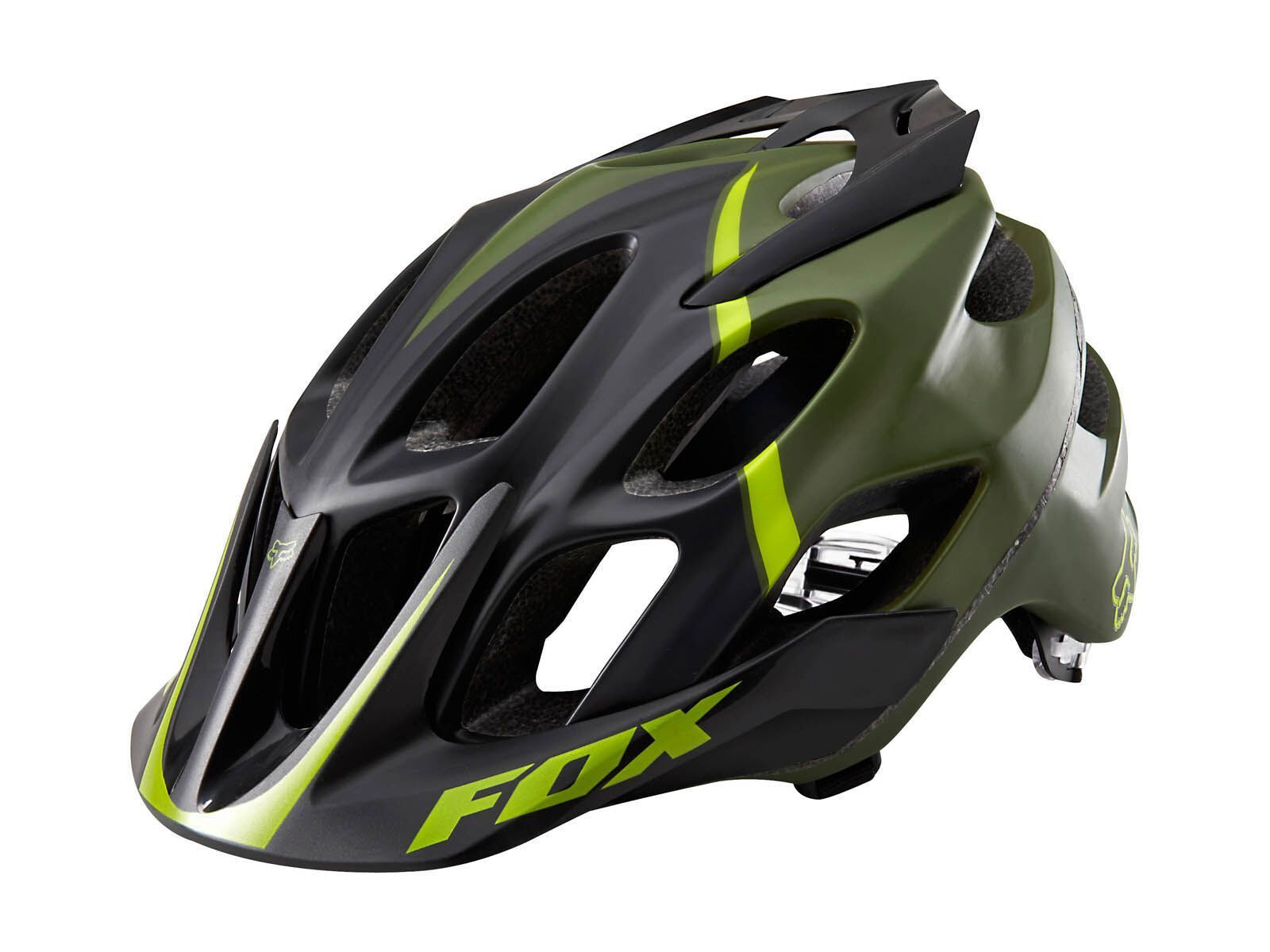 Fox Flux Helmet, fatigue green - Bild 1