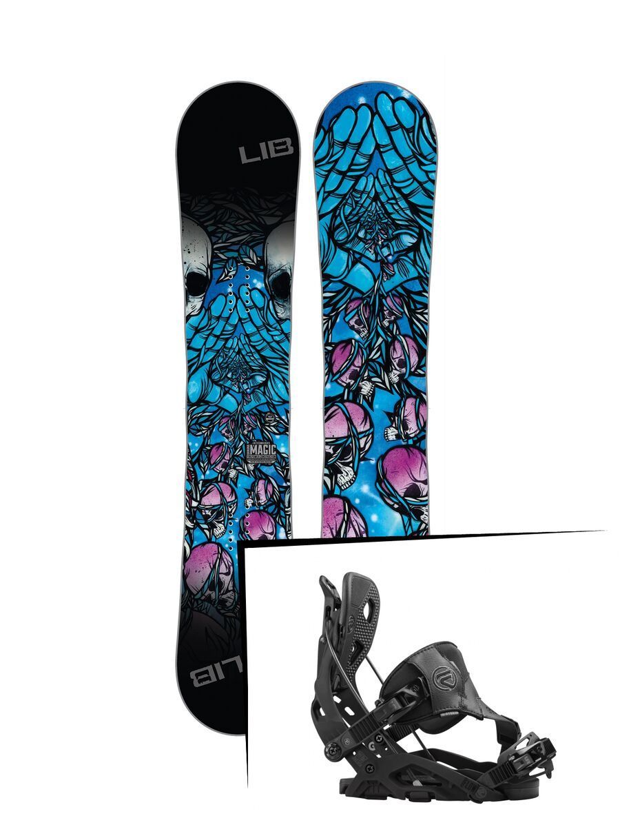 Set: Lib Tech Banana Magic 2017 + Flow Fuse Hybrid (1513148S) - Bild 1
