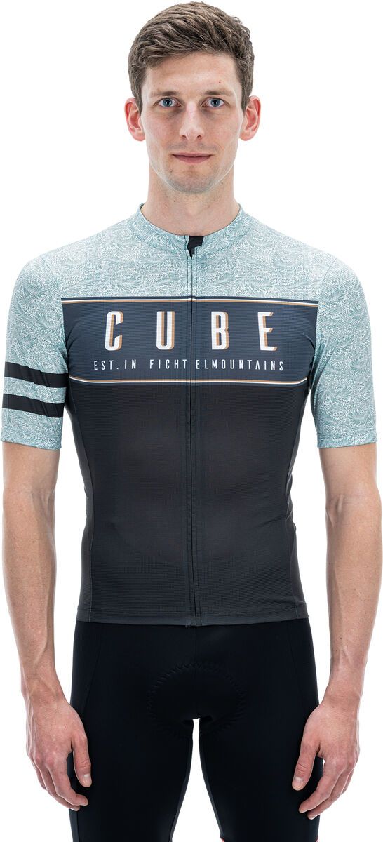 Cube Blackline Trikot CMPT kurzarm, grey´n´blue - Bild 2