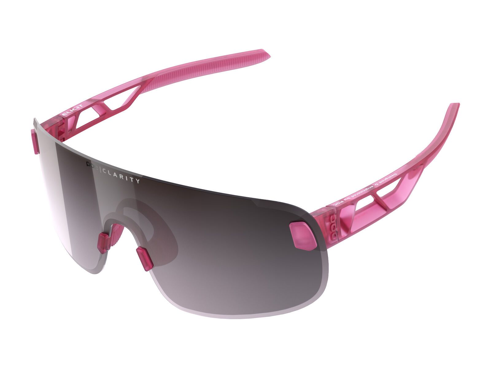 POC Elicit, Clarity Road Silver / actinium pink transl. - Bild 1