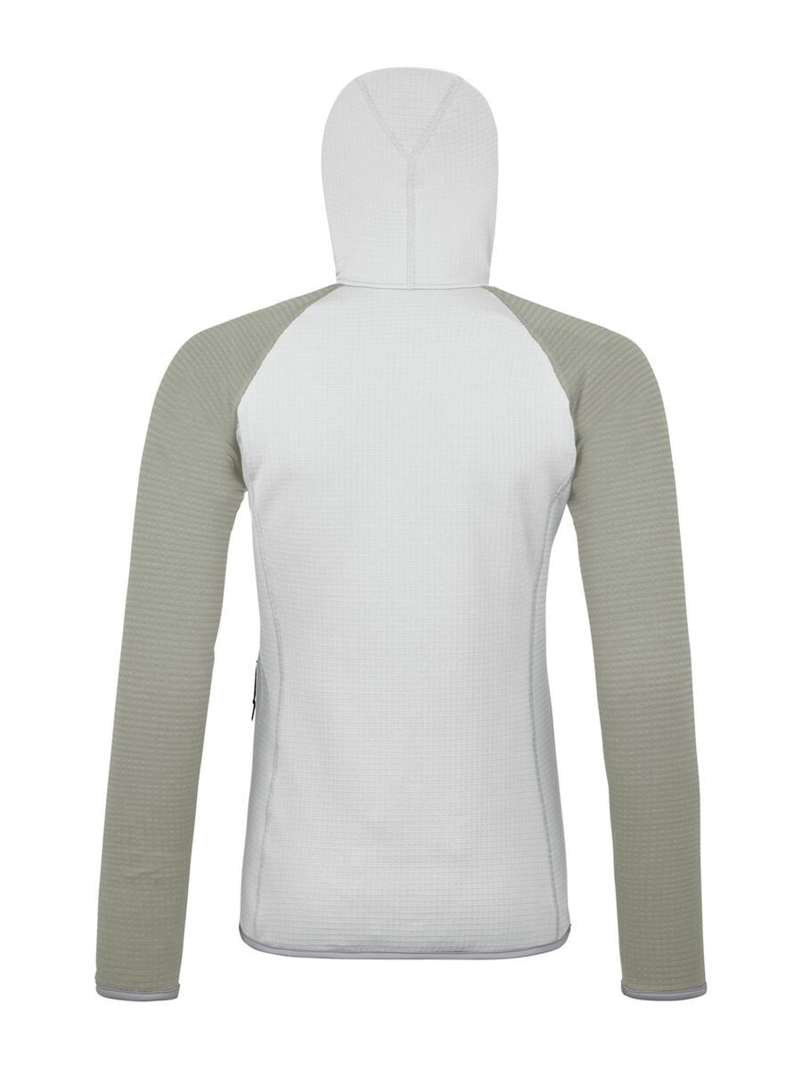 Ortovox Merino Fleece Grid Plus Classic Knit Hoody W, grey ice - Bild 2