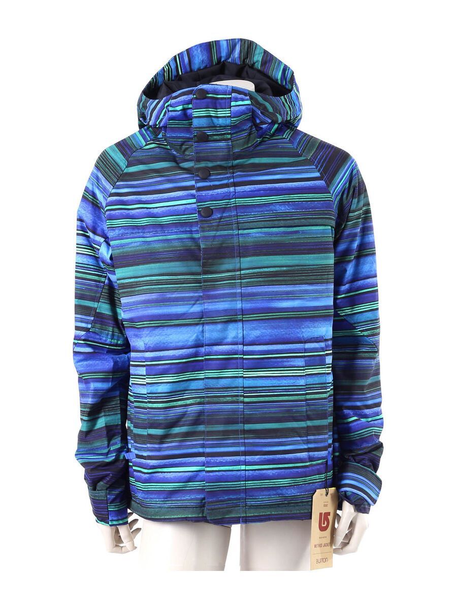 Burton Womens Method Jacket, Cornflower High Tide Stripe - Bild 1