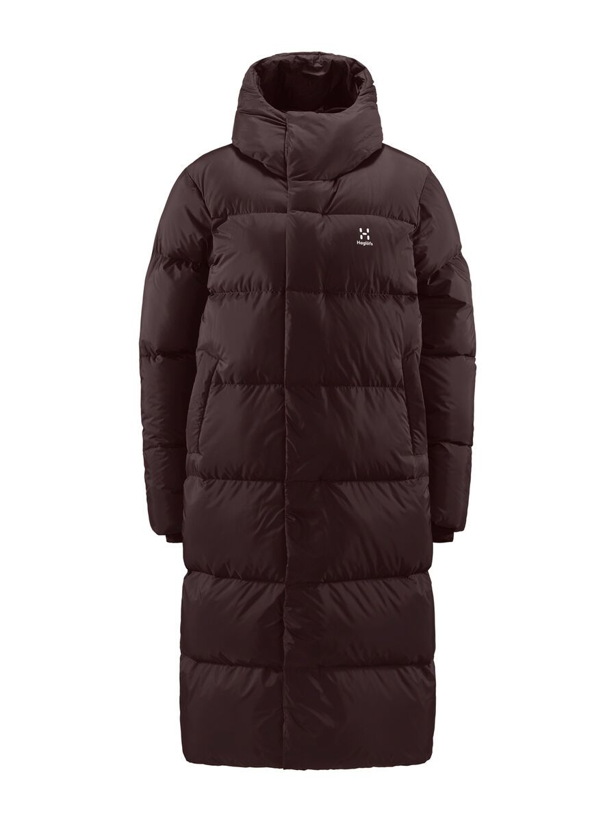 Haglöfs Long Down Parka Women, burgundy brown - Bild 1
