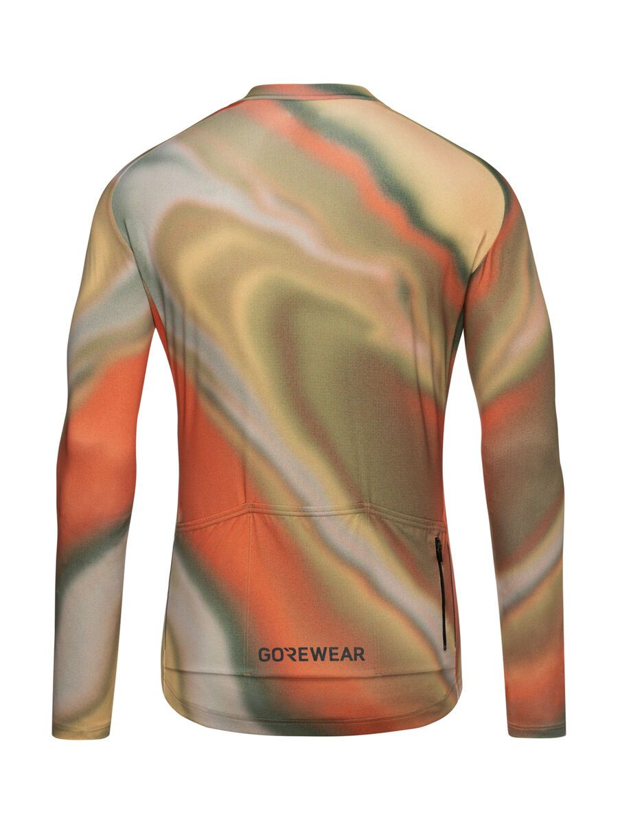 GOREWEAR Torrent Langarm Trikot Herren, tech beige/fireball - Bild 3