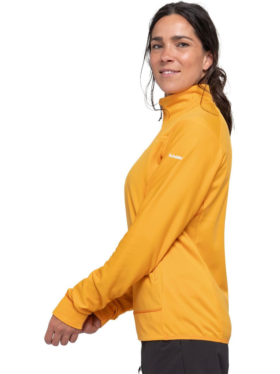 Schöffel Fleece Jkt Style Blaueis WMS, orange glow - Bild 4