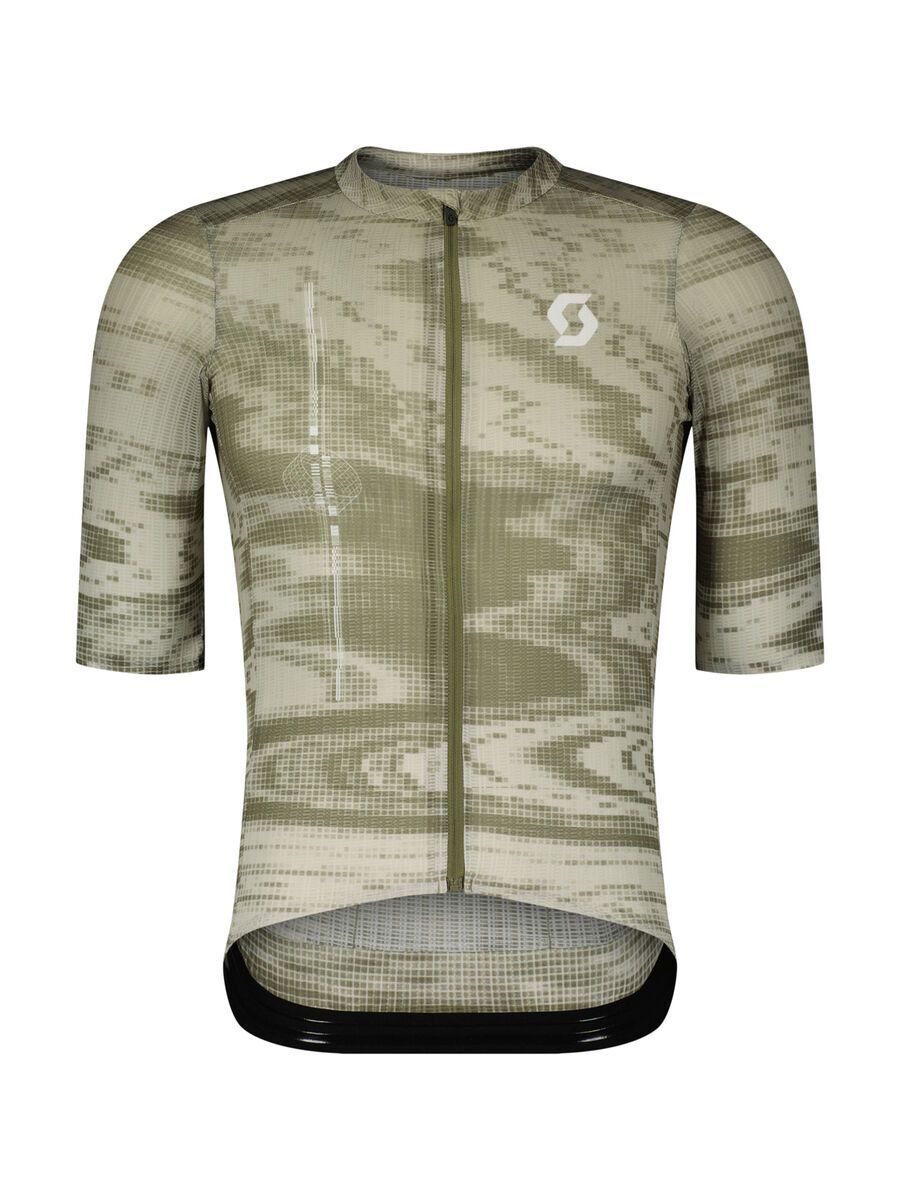 Scott ULTD. SL Short-Sleeve Men's Jersey, cotton white/hay green - Bild 1