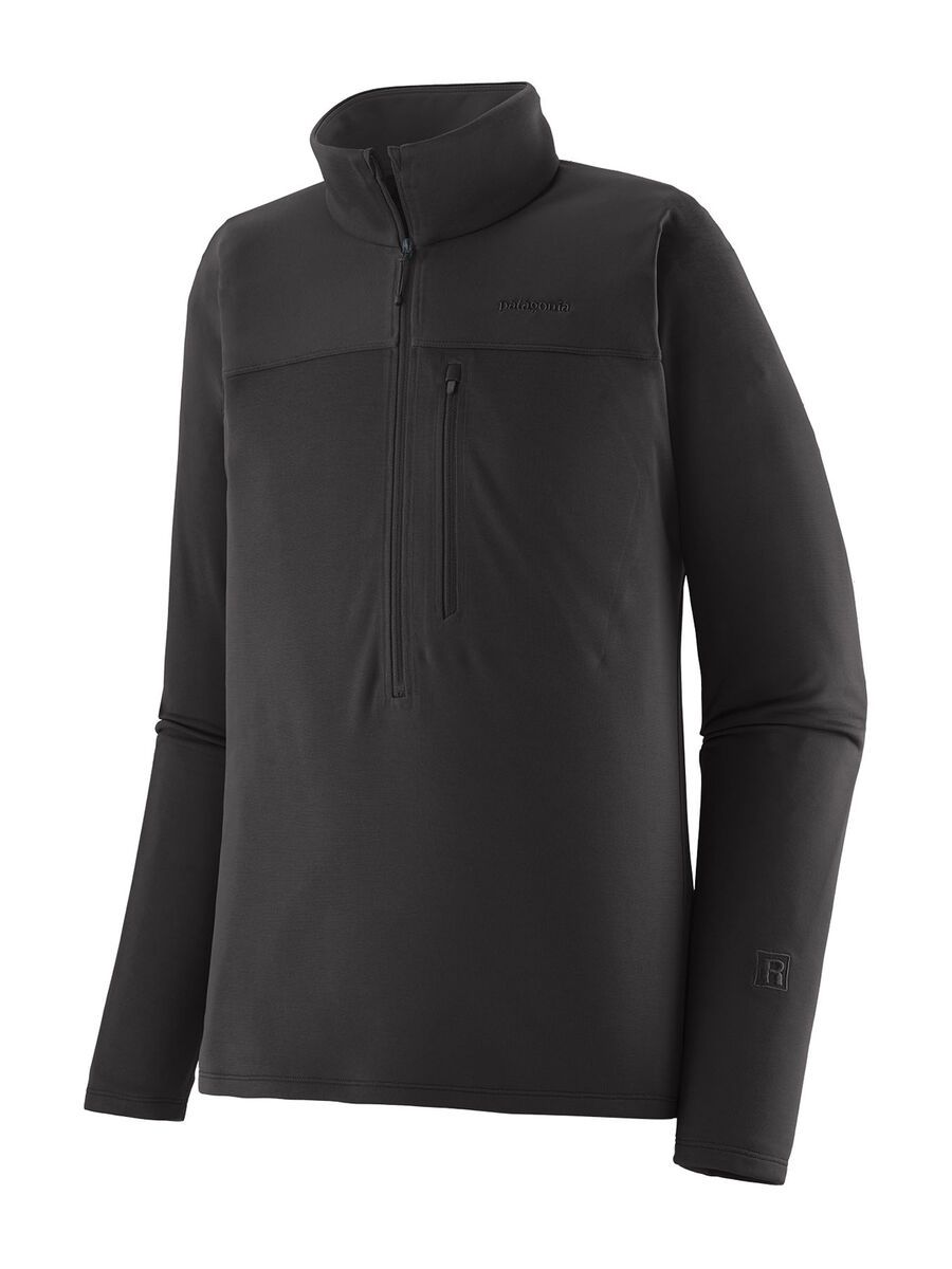 Patagonia Men's R1 Ultralight 1/2-Zip Pullover, black - Bild 1