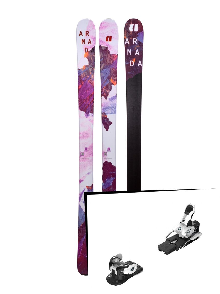 Set: Armada Victa 93 2019 + Salomon Warden MNC 13 white/black - Bild 1