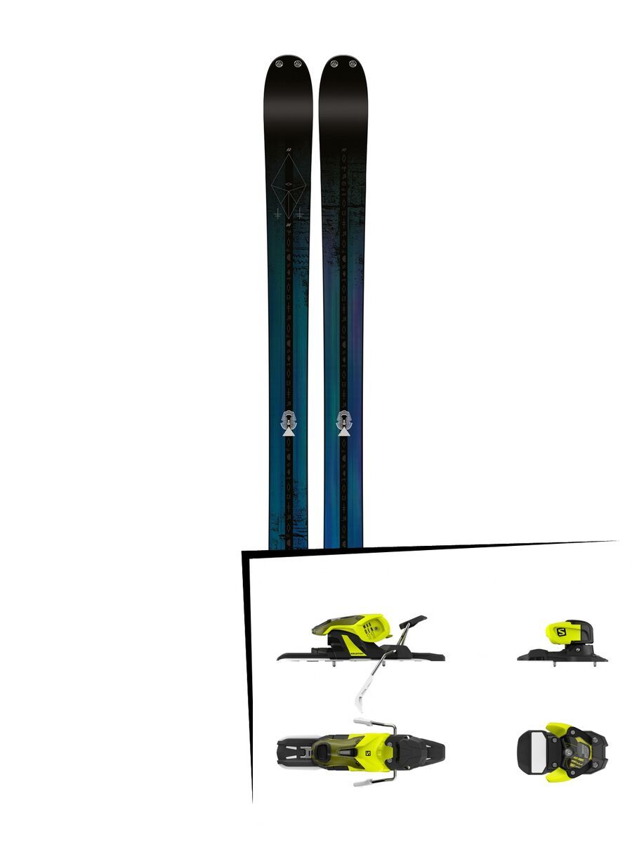 Set: K2 SKI Shreditor 92 2016 + Salomon Warden 11 (1706224) - Bild 1