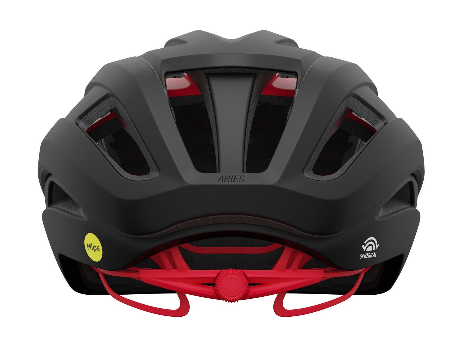 Giro Aries Spherical, matte carbon red - Bild 3